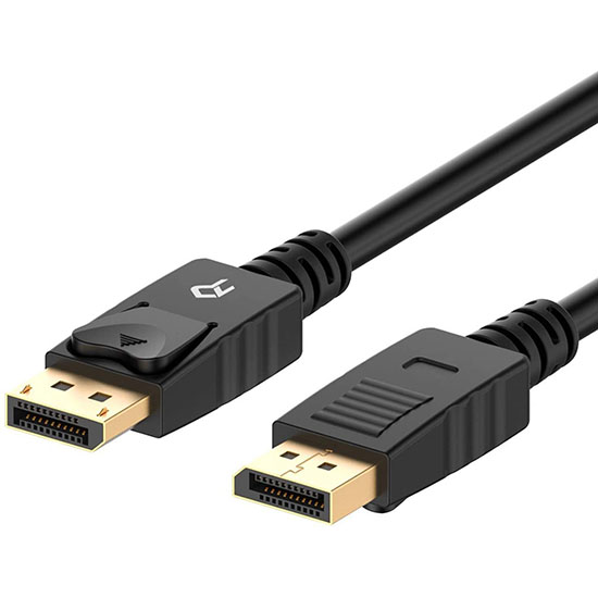 Rankie DisplayPort to DisplayPort Cable, DP to DP, 4K Resolution, 6 Feet, Black
