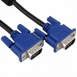 VGA to VGA Cable Male To Male 1.5m SVGA Monitor Cord Blue Plug for PC Computer