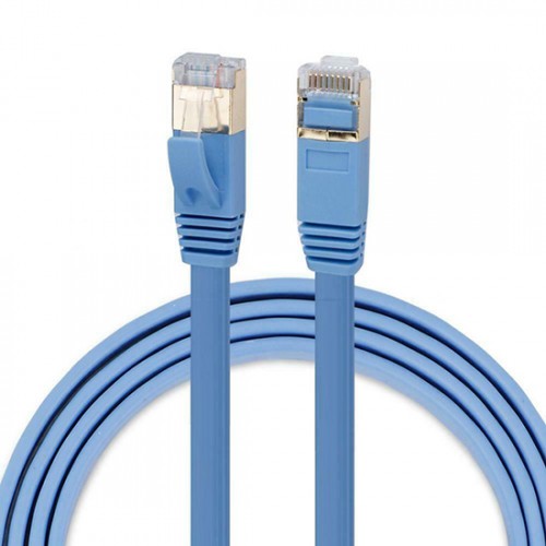 Cat 7 75FT STRAIGHT ETHERNET NETWORK CABLE Blue image