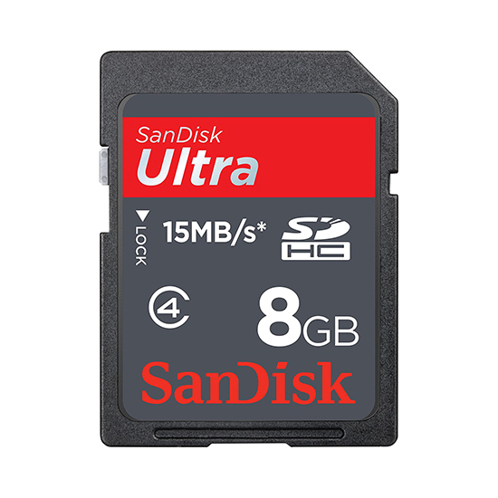 SanDisk ULTRA SDHC 8GB Class 4 Flash Memory Card