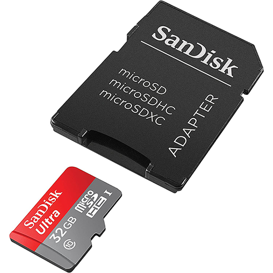 SanDisk Mobile Ultra Micro SD SDXC Memory Card UHS-1 A1 100MB/s with SD Card Adapter - 32GB