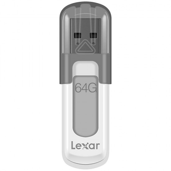 Lexar JumpDrive V100 64 GB USB Flash Drive - White