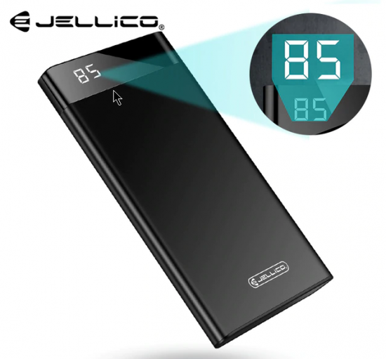 Jellico ZS-15 Power Bank with Digital Display Dual USB 10000mAh