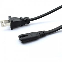  Prong Plug AC Power Cord Copper Power Cable 2.5A 250V