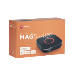 Infomir MAG 524 W3/ 600Mbps built-in DUAL Wi-Fi 5G 4K