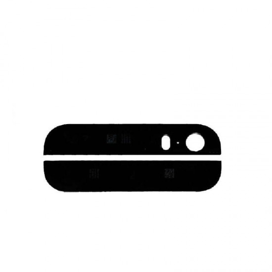 Apple iPhone 5S Top Bottom Camera Lens Strip On Rear Housing Assembly Black