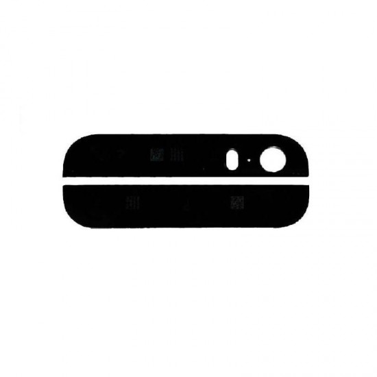 Apple iPhone 5S SE Top Bottom Camera Lens Strip On Rear Housing Assembly Black