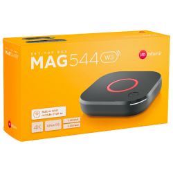 Infomir MAG 544 W3 4K Built-in Dual Band Wireless 2.4G/5G Linux TV Box