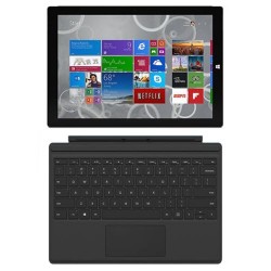 Microsoft Surface Pro 3 Black Intel i5-4300 4GB RAM 128GB SSD Windows 10
