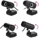 HD Pro Webcam with Microphone,PC USB Camera 1080P 90-Degree Wide View Angle