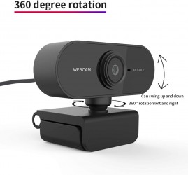 Full HD 1080P Webcam USB Mini Computer Camera Built-in Microphone